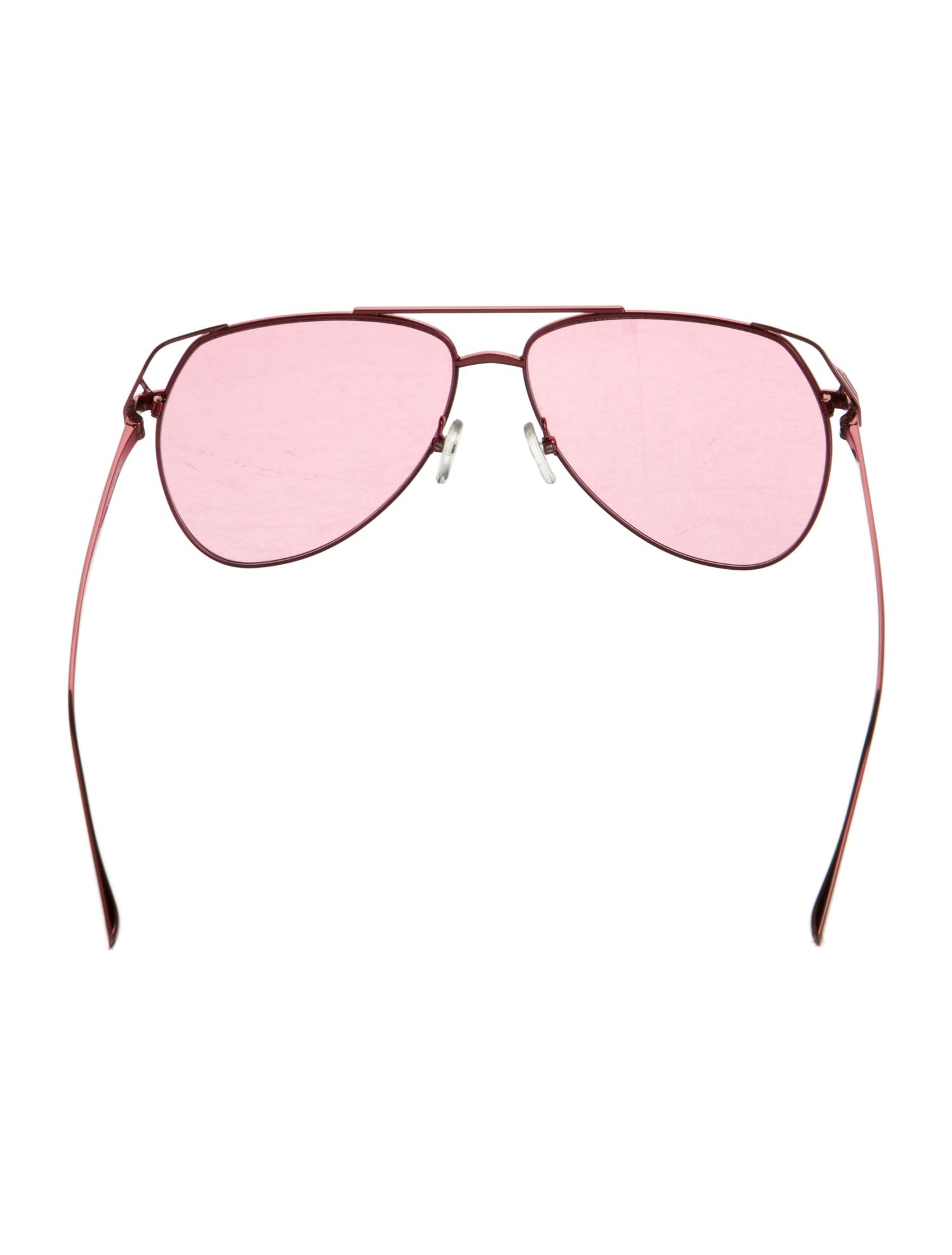 The Attico x Linda Farrow Aviator Mirrored Sunglasses