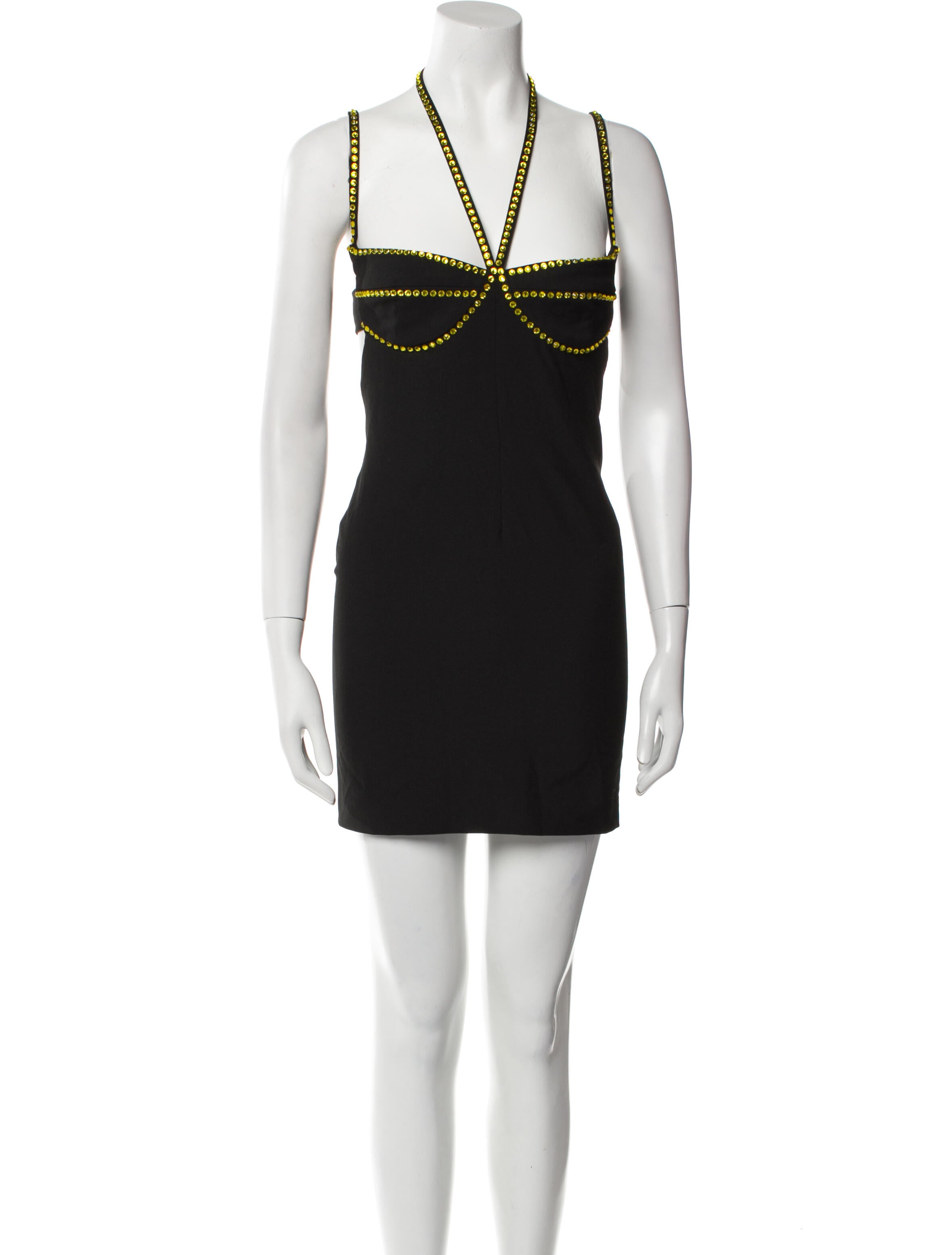 The Attico x Linda Farrow Halterneck Mini Dress w/ Tags