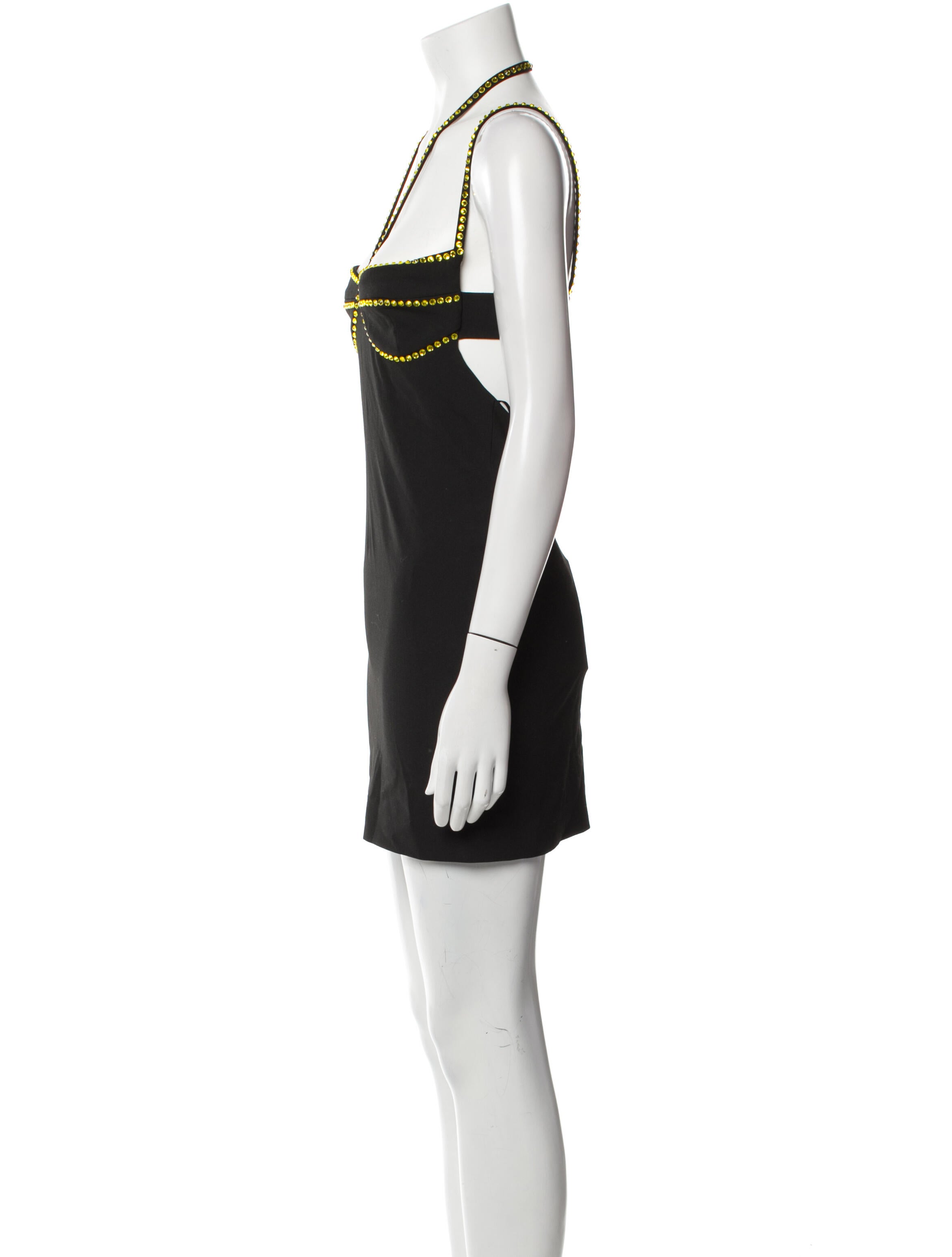 The Attico x Linda Farrow Halterneck Mini Dress w/ Tags