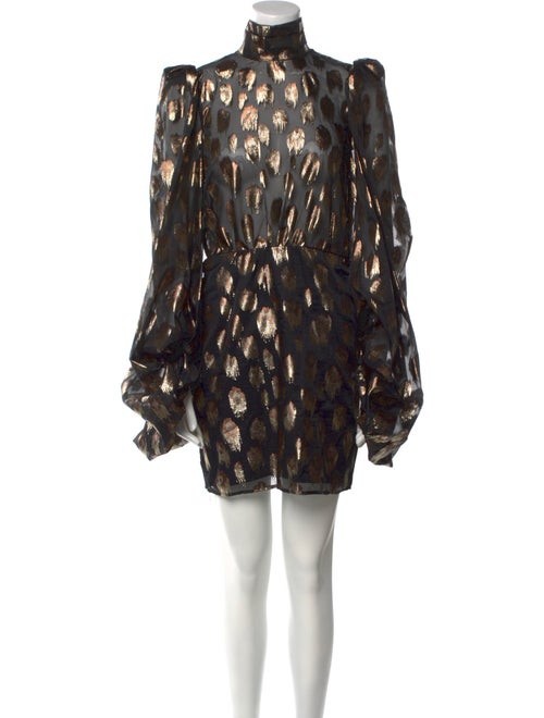 The Attico x Linda Farrow Polka Dot Print Mini Dress