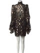 The Attico x Linda Farrow Polka Dot Print Mini Dress