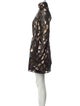 The Attico x Linda Farrow Polka Dot Print Mini Dress