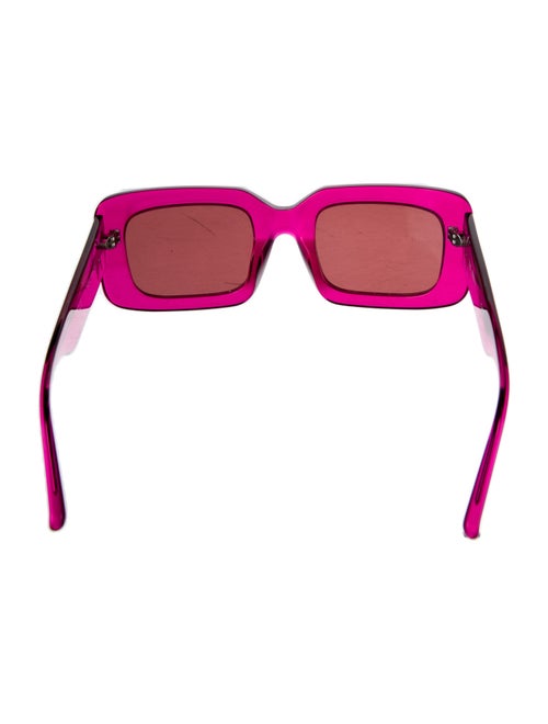 The Attico x Linda Farrow Oversize Tinted Sunglasses
