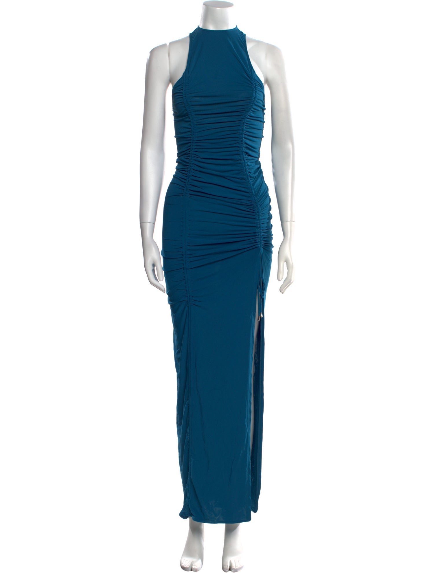 The Attico x Linda Farrow Crew Neck Long Dress