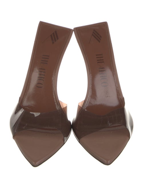 The Attico x Linda Farrow Leather Slides