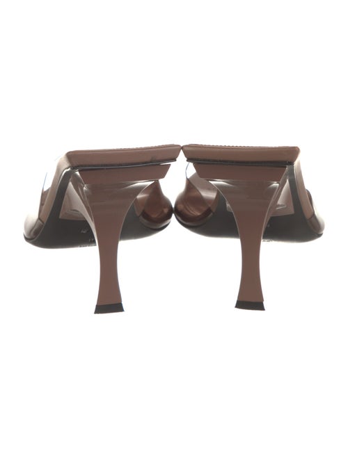 The Attico x Linda Farrow Leather Slides