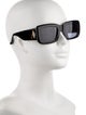 The Attico x Linda Farrow Square Tinted Sunglasses