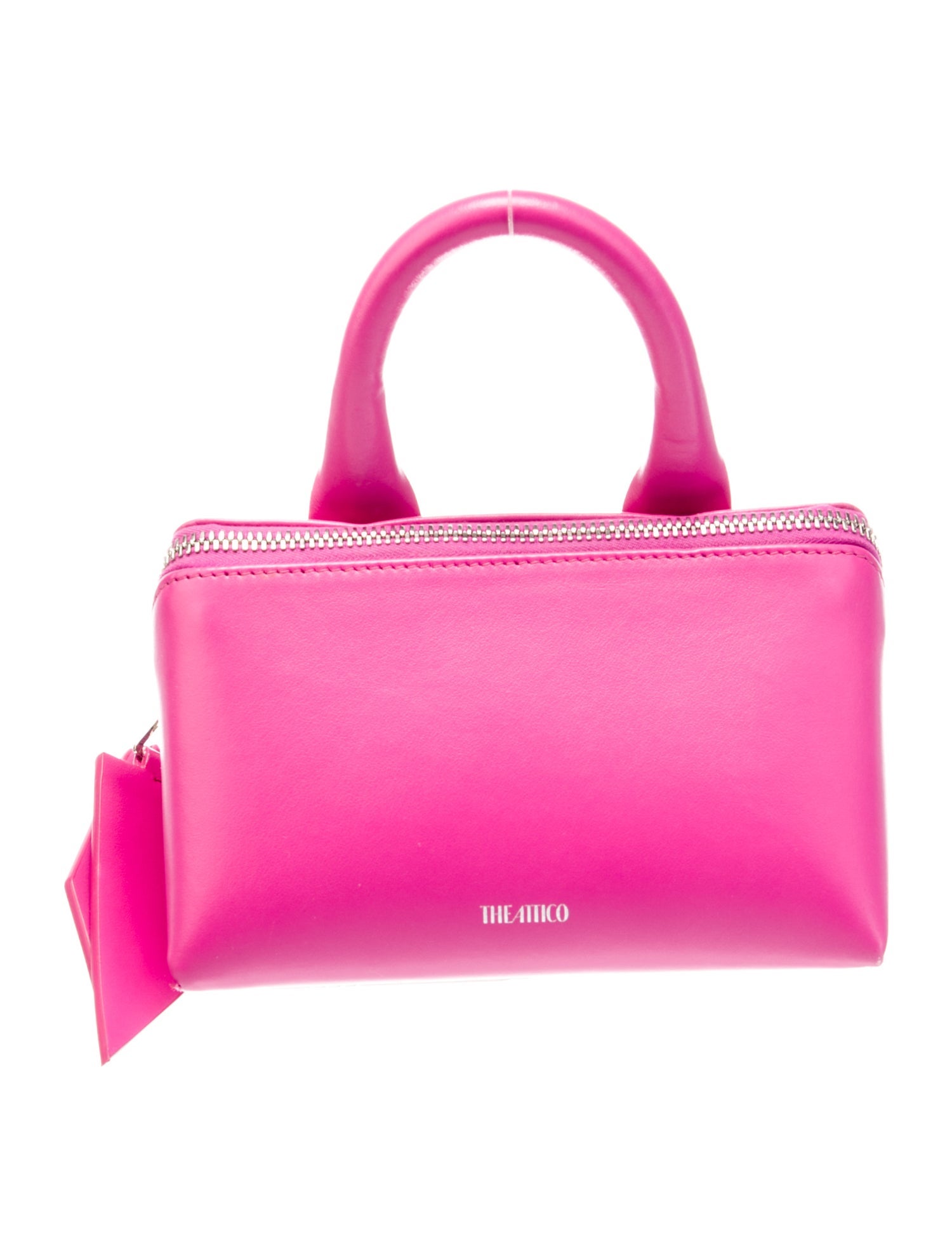 The Attico x Linda Farrow Leather Top Handle Bag