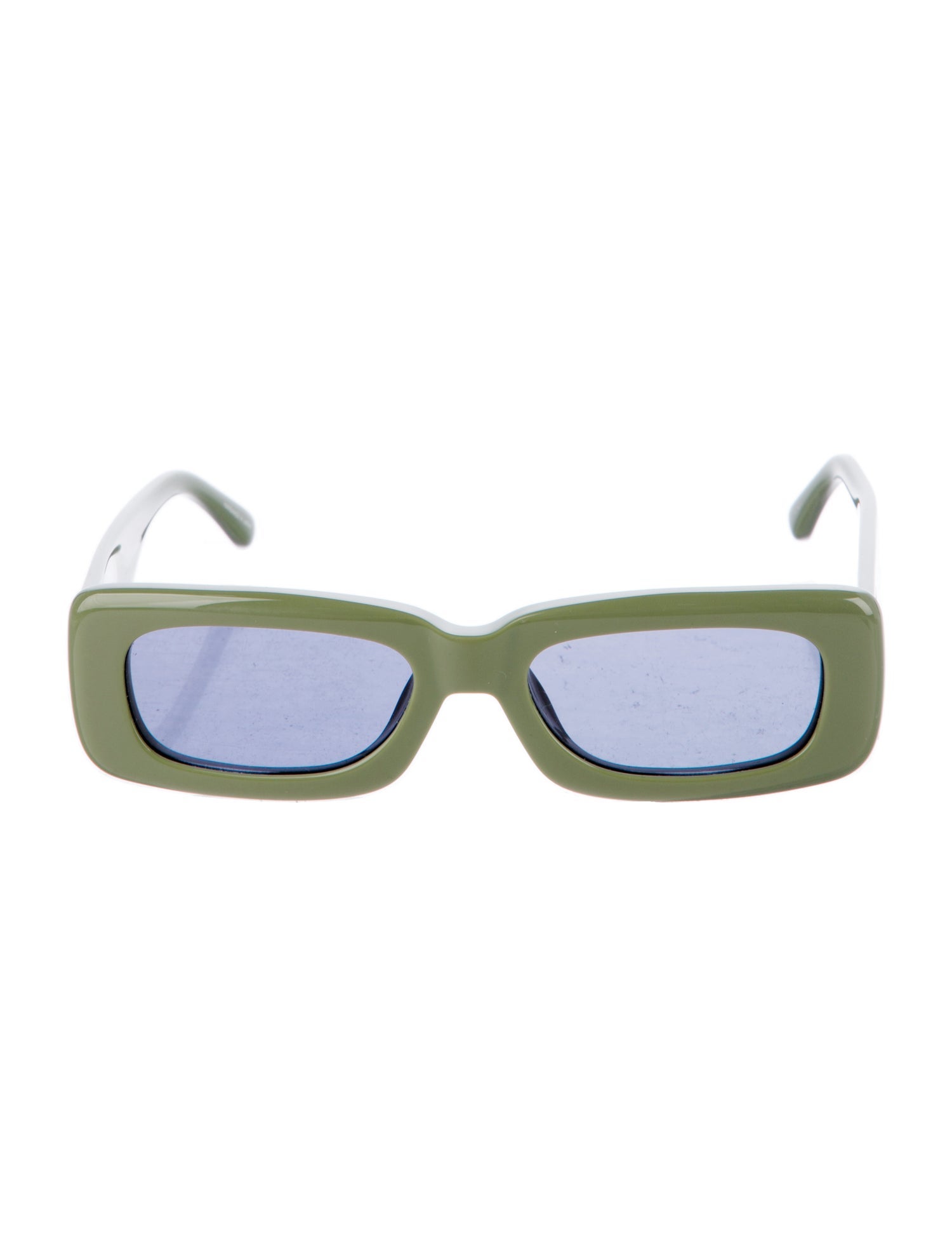 The Attico x Linda Farrow Square Tinted Sunglasses