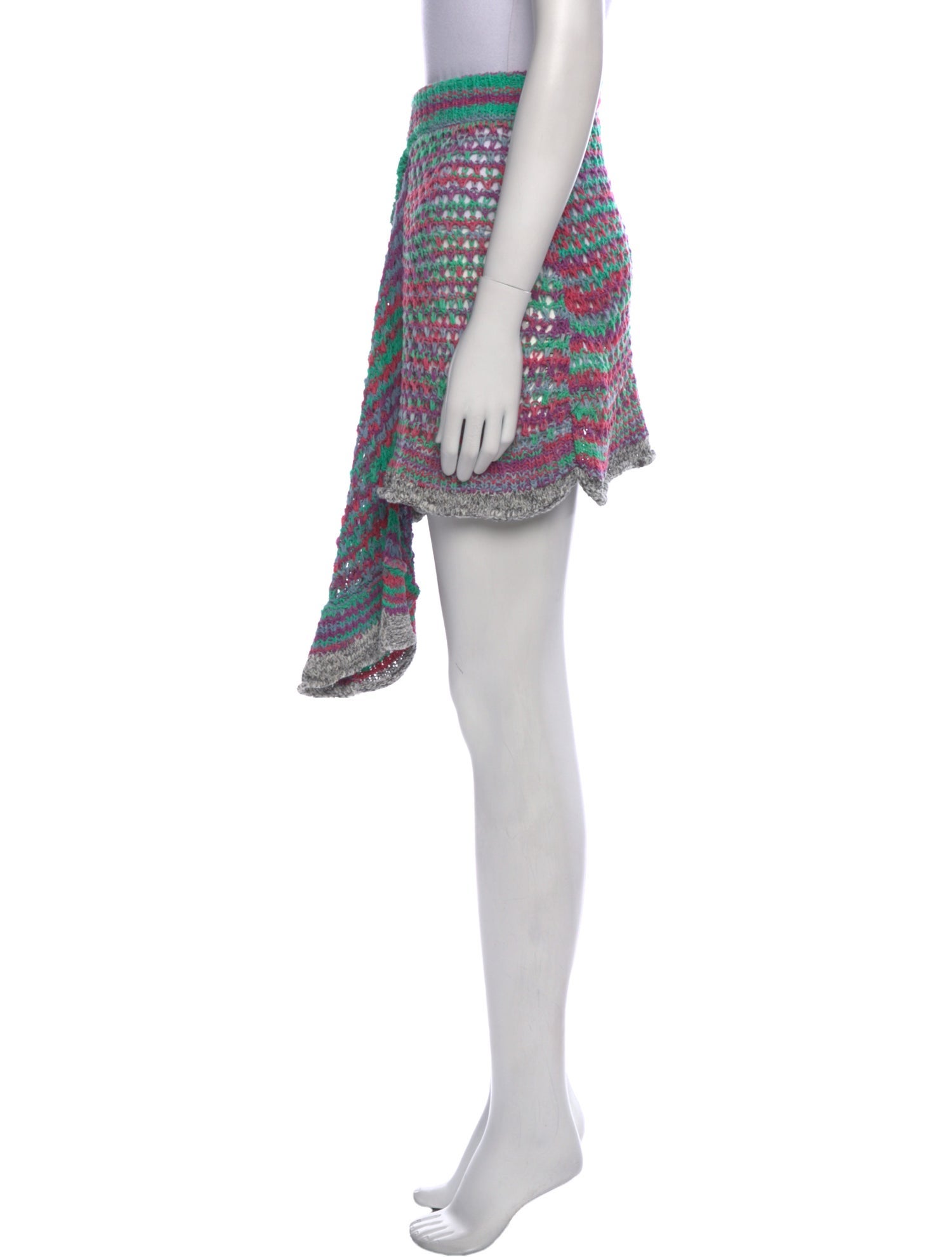 The Attico x Linda Farrow Printed Mini Skirt