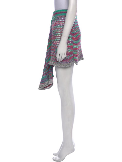 The Attico x Linda Farrow Printed Mini Skirt