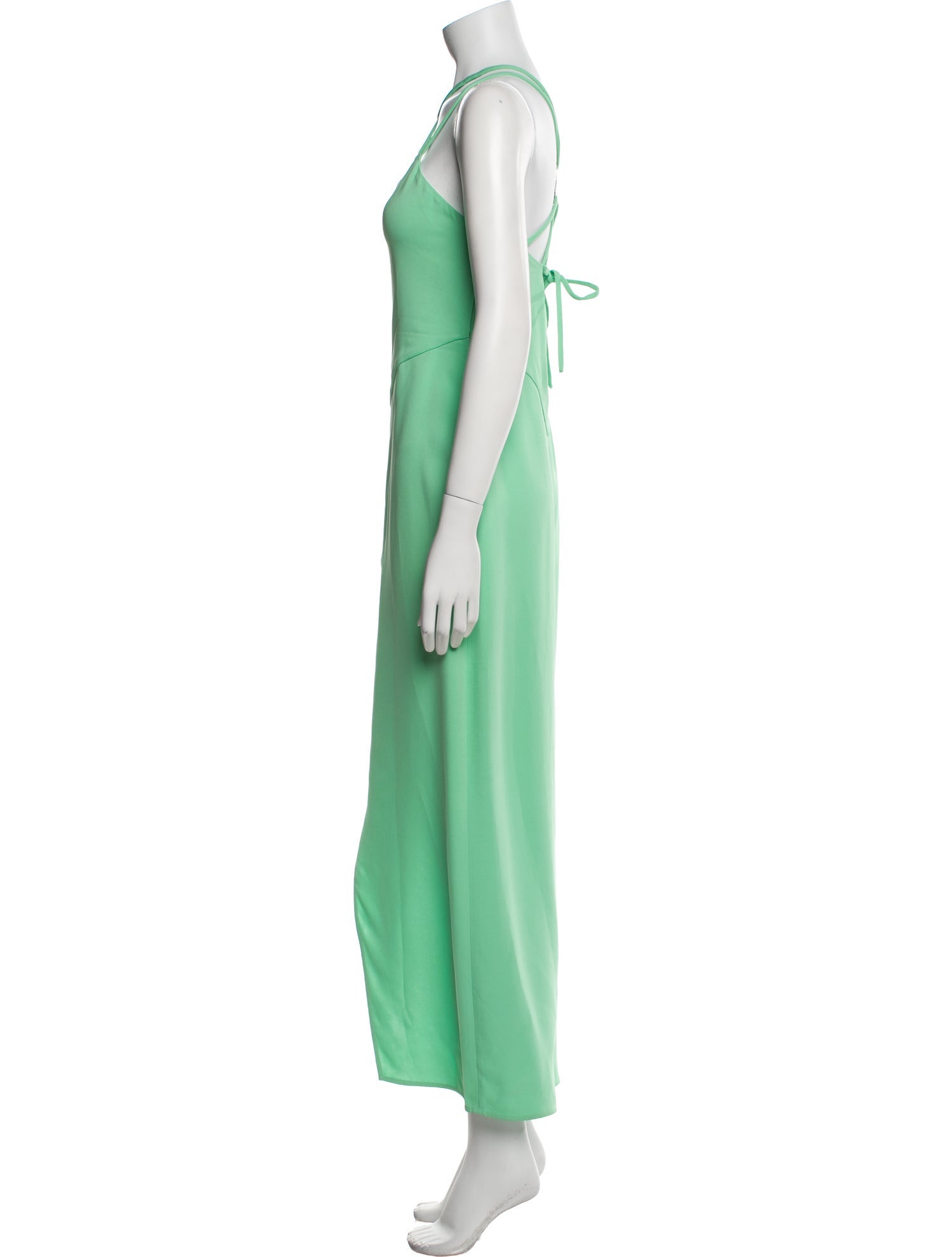The Attico x Linda Farrow Halterneck Long Dress