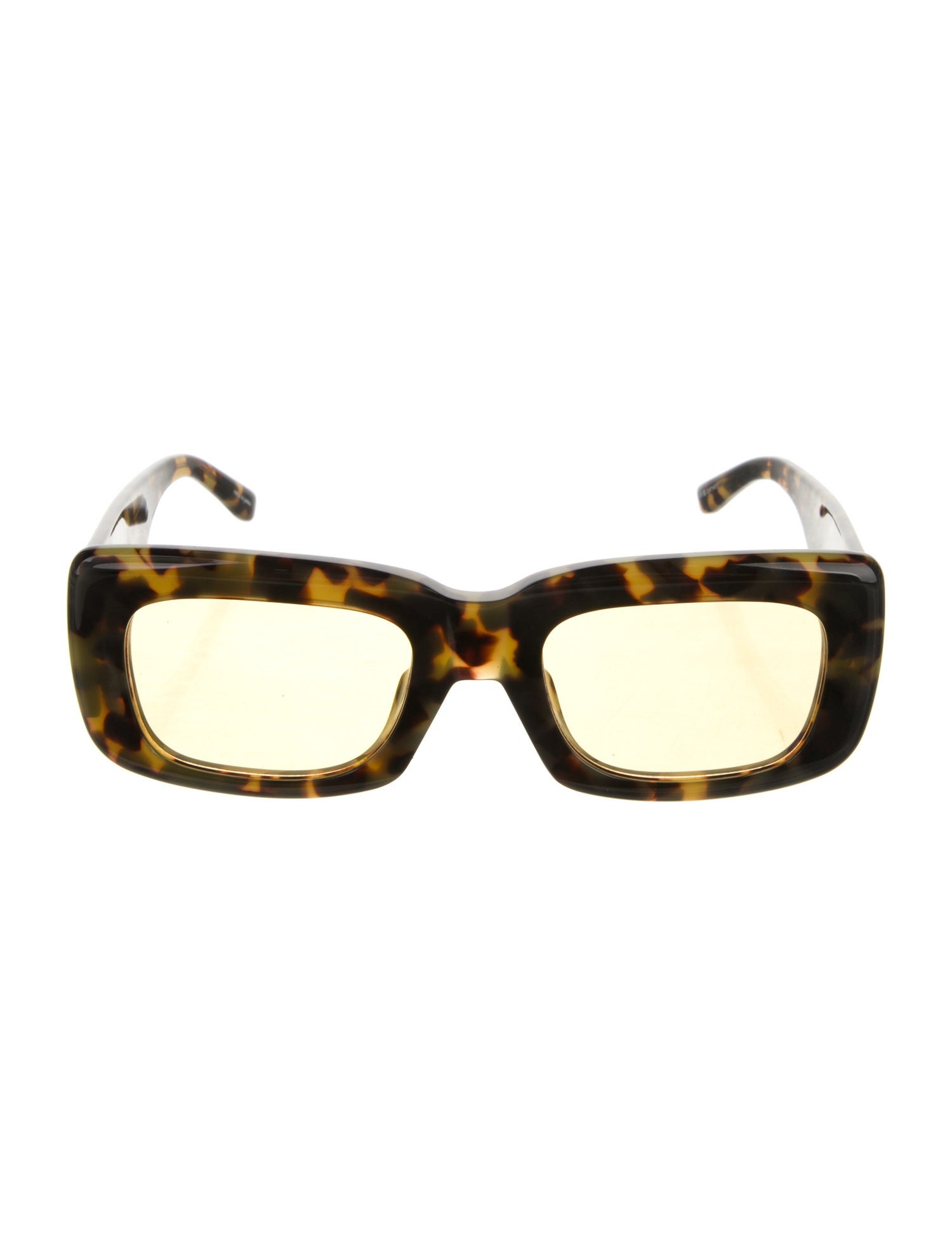 The Attico x Linda Farrow Square Tinted Sunglasses