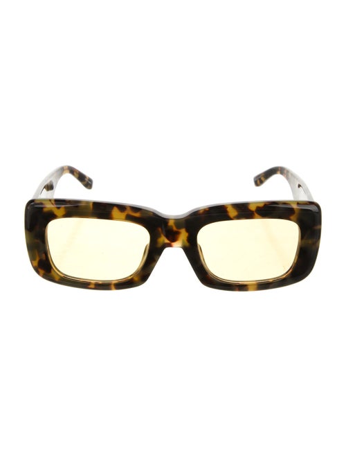 The Attico x Linda Farrow Square Tinted Sunglasses