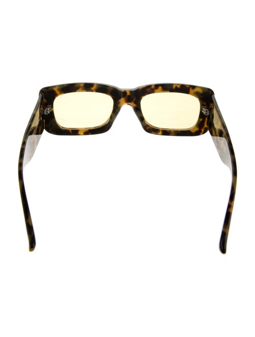 The Attico x Linda Farrow Square Tinted Sunglasses