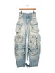 The Attico x Linda Farrow High-Rise Straight Leg Jeans