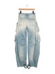 The Attico x Linda Farrow High-Rise Straight Leg Jeans