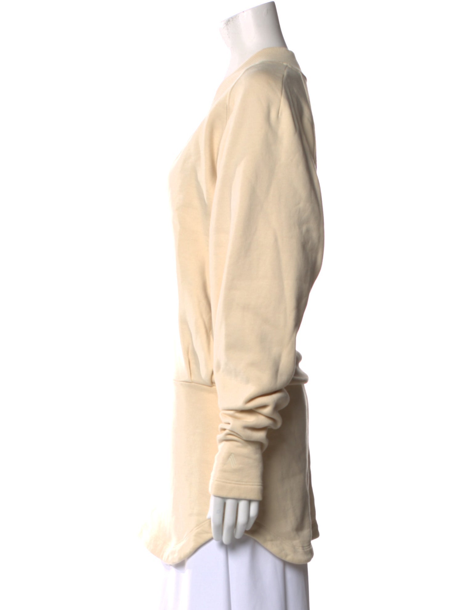 The Attico x Linda Farrow V-Neck Long Sleeve Sweatshirt