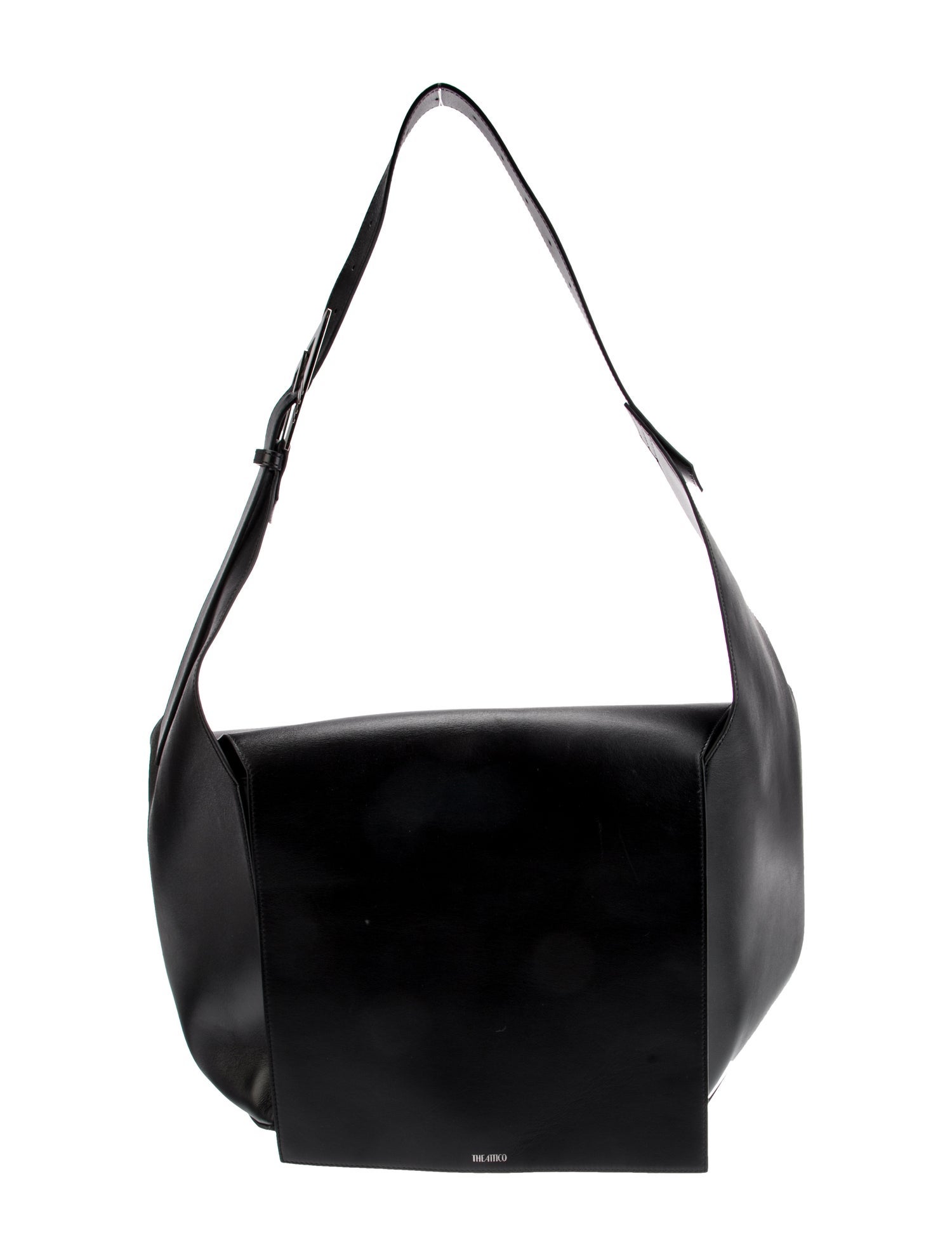 Attico Leather Messenger Bag