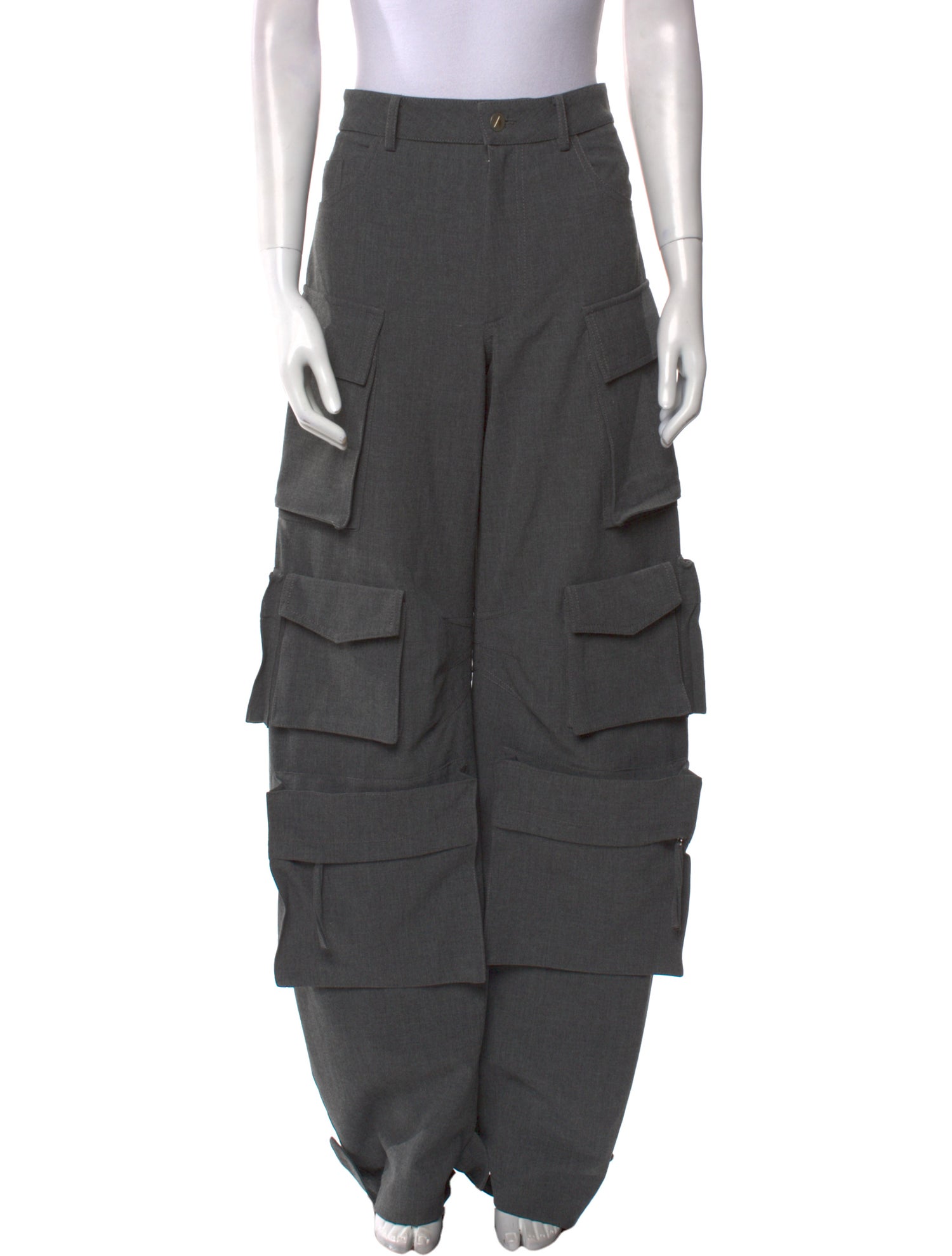 Attico Wide Leg Pants