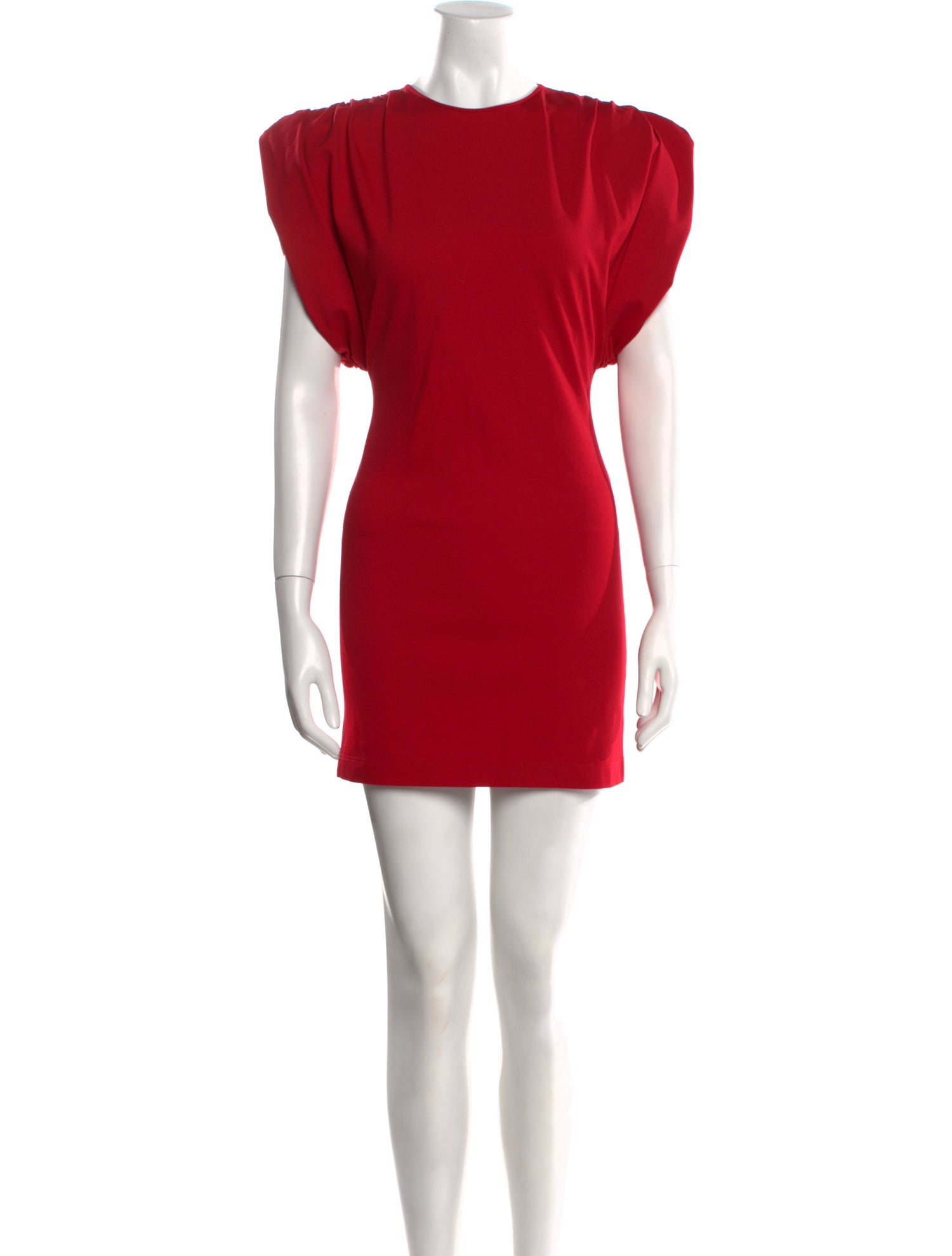 The Attico x Linda Farrow Crew Neck Mini Dress