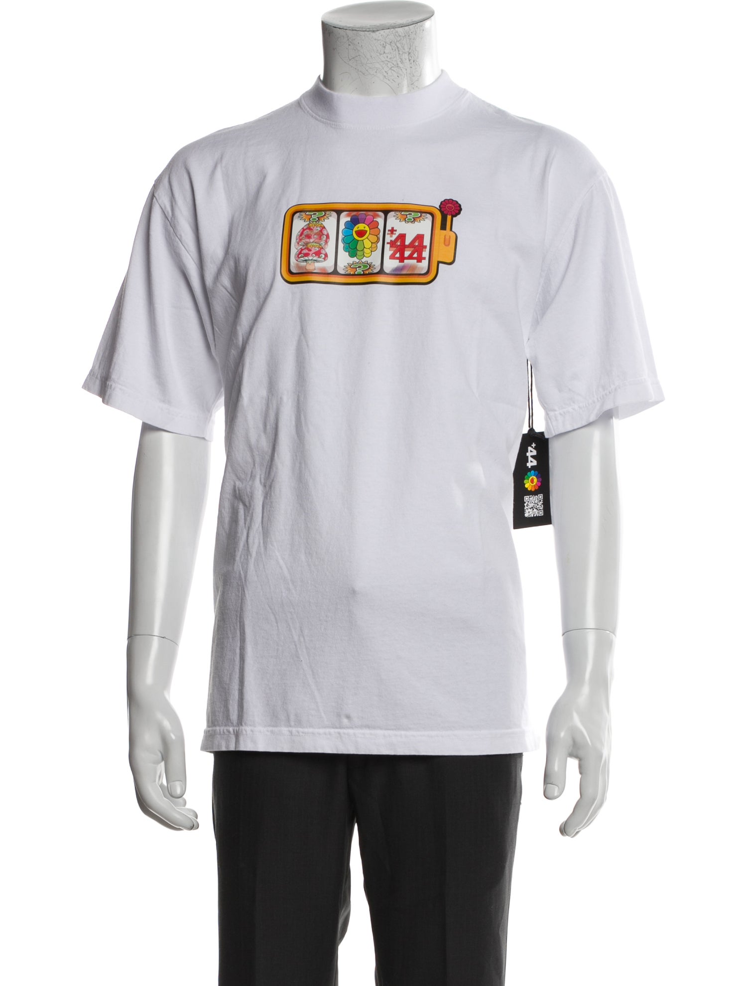 Takashi Murakami x Lewis Hamilton Graphic Print Crew Neck T-Shirt