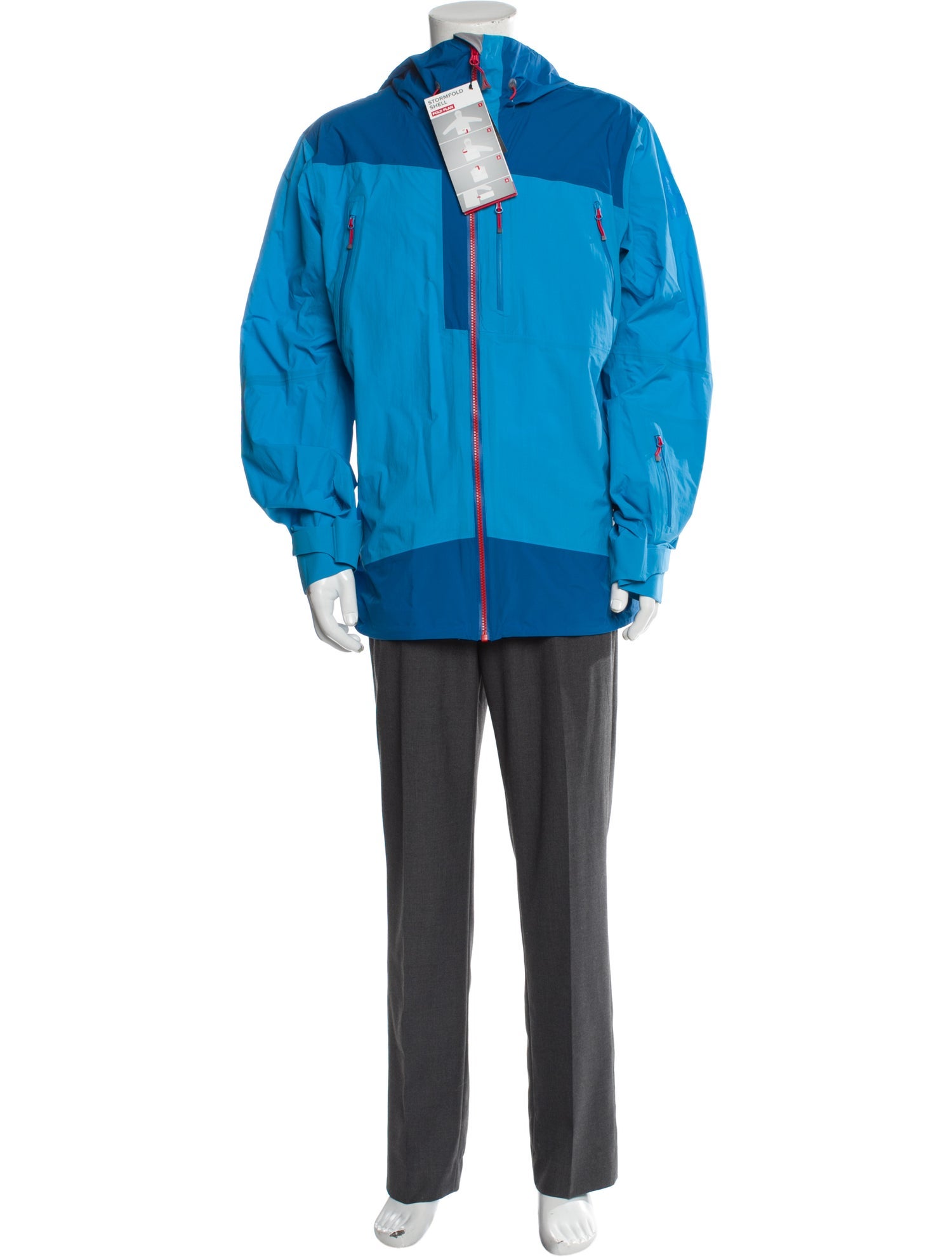 Atomic Colorblock Pattern Parka w/ Tags