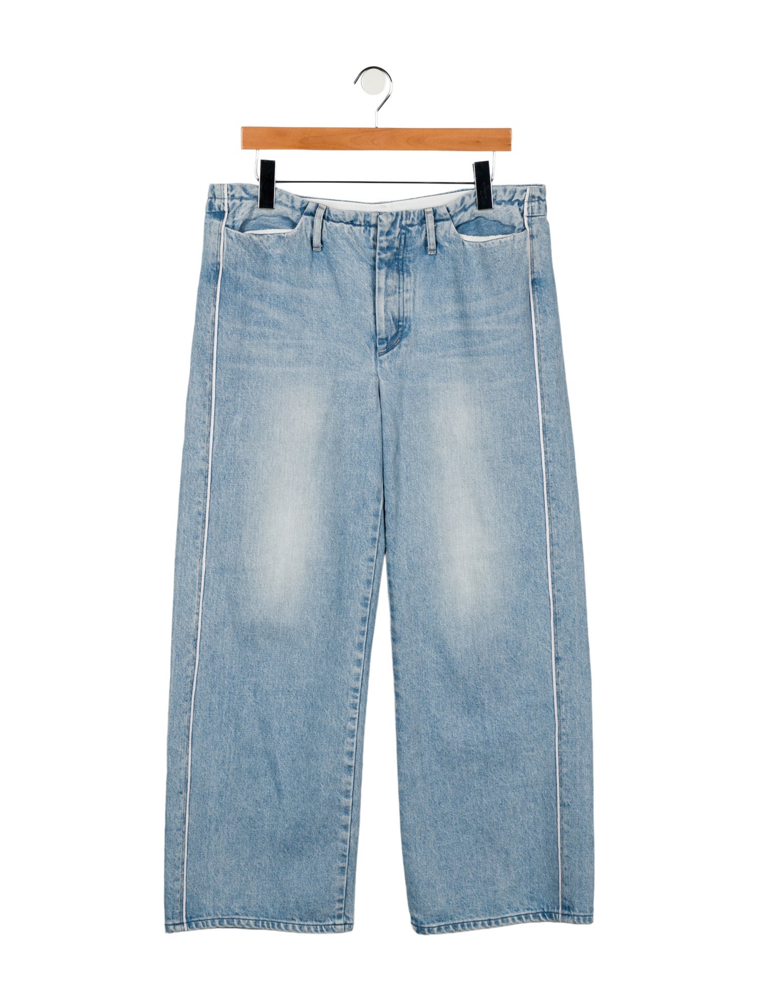 Tanaka Mid-Rise Wide Leg Jeans