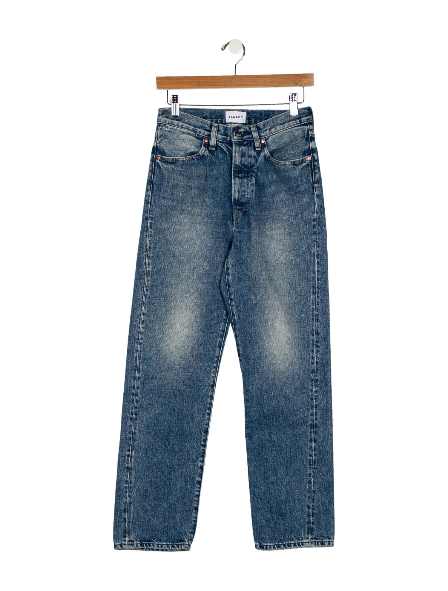 Tanaka High-Rise Straight Leg Jeans