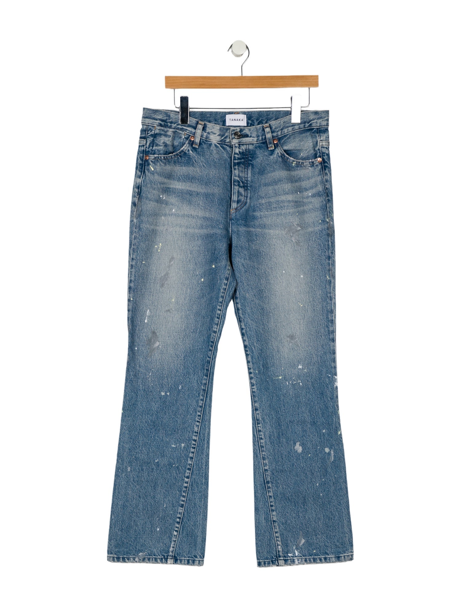 Tanaka Mid-Rise Wide Leg Jeans