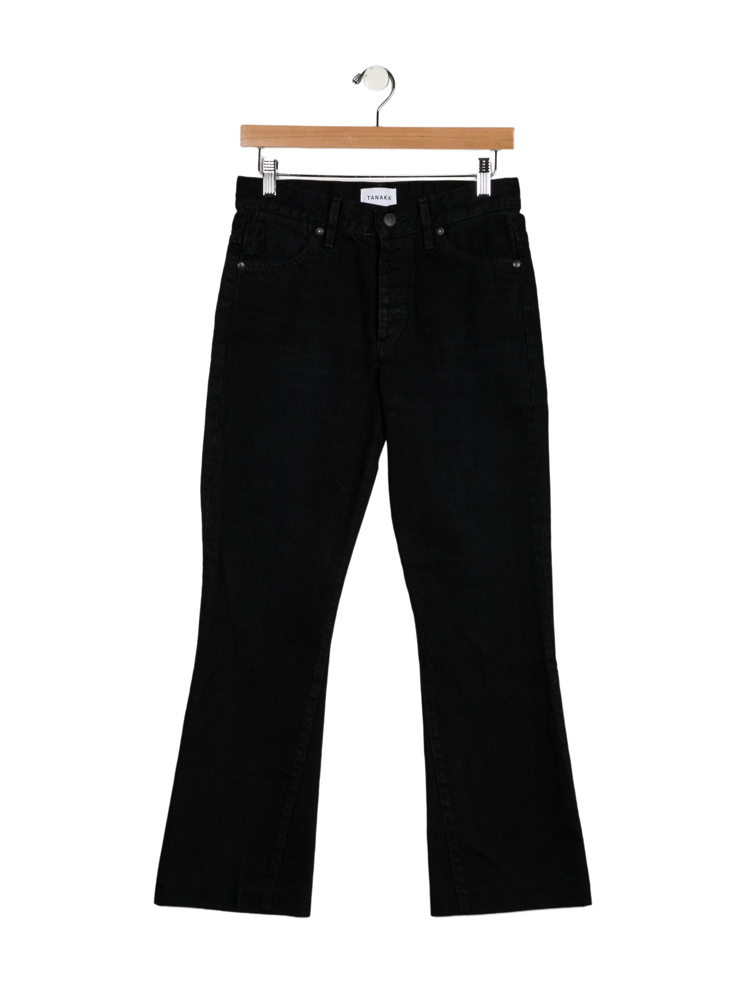 Tanaka Mid-Rise Wide Leg Jeans
