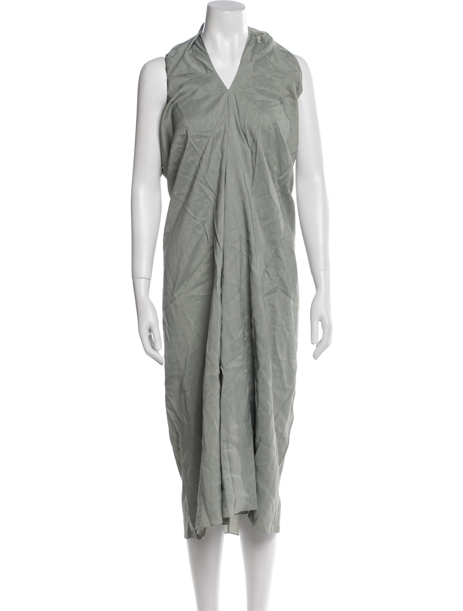 Tanaka V-Neck Midi Length Dress