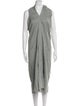 Tanaka V-Neck Midi Length Dress