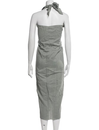 Tanaka V-Neck Midi Length Dress