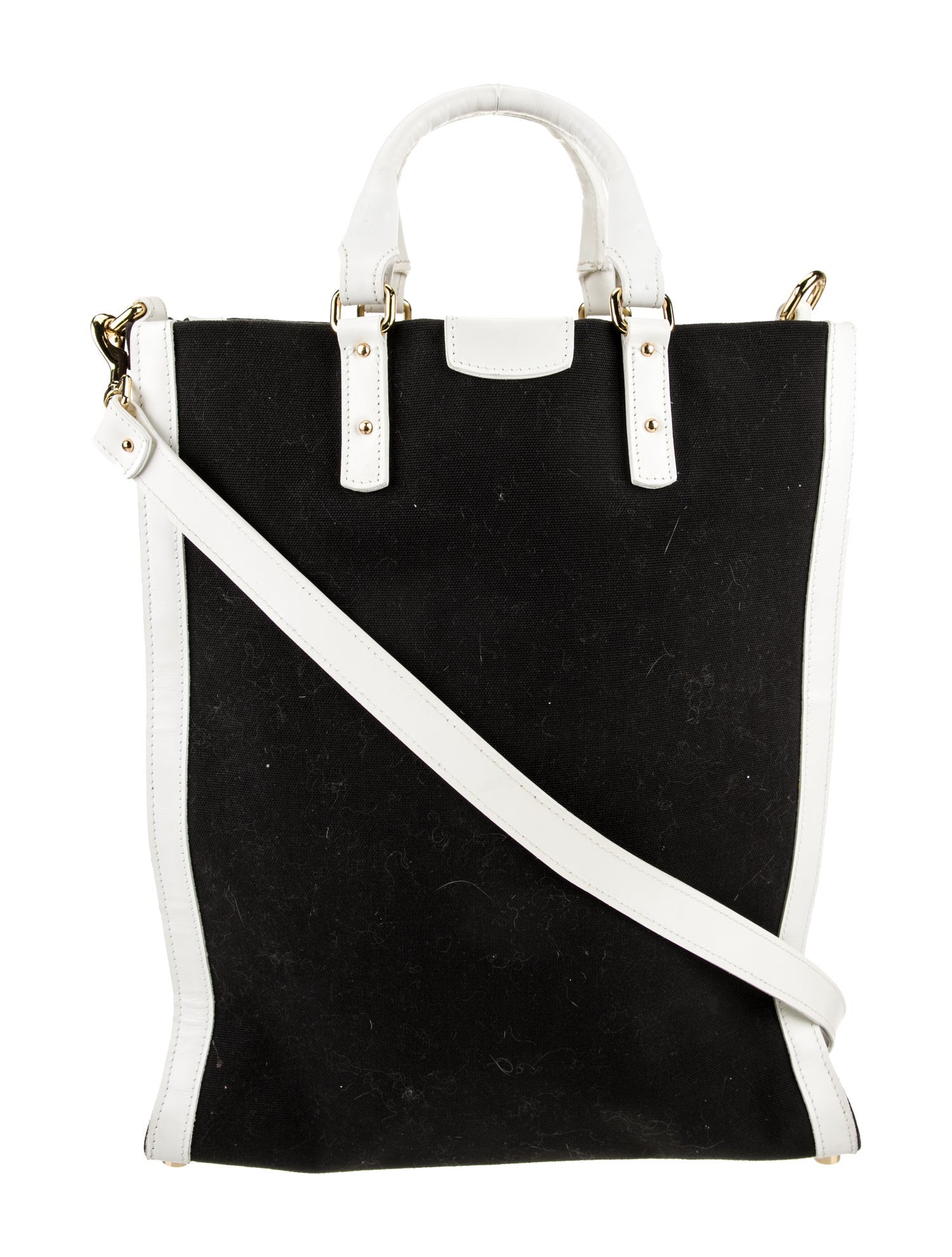 T. Anthony Canvas Top Handle Bag