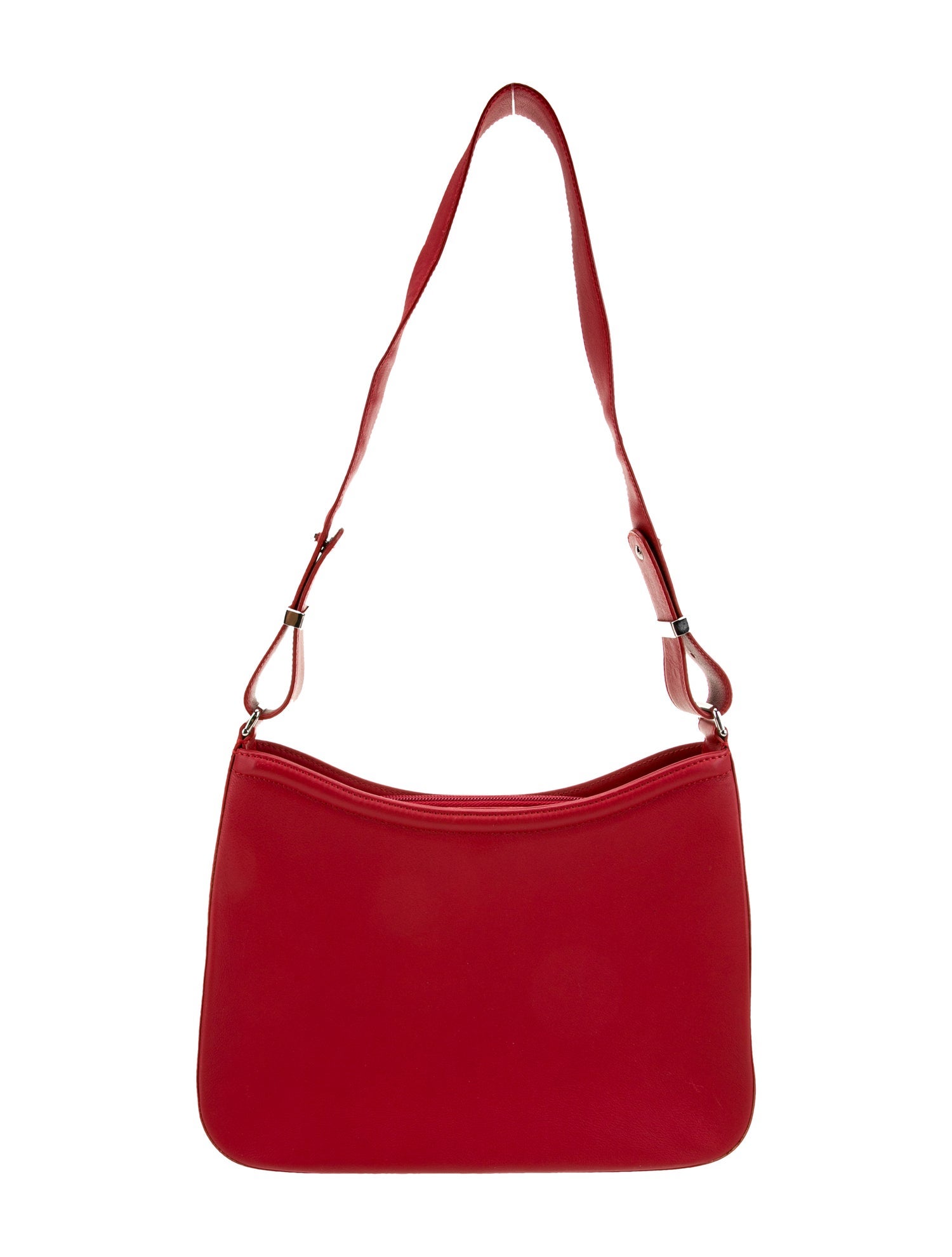 Gianfranco Lotti Leather Shoulder Bag - Red Shoulder Bags