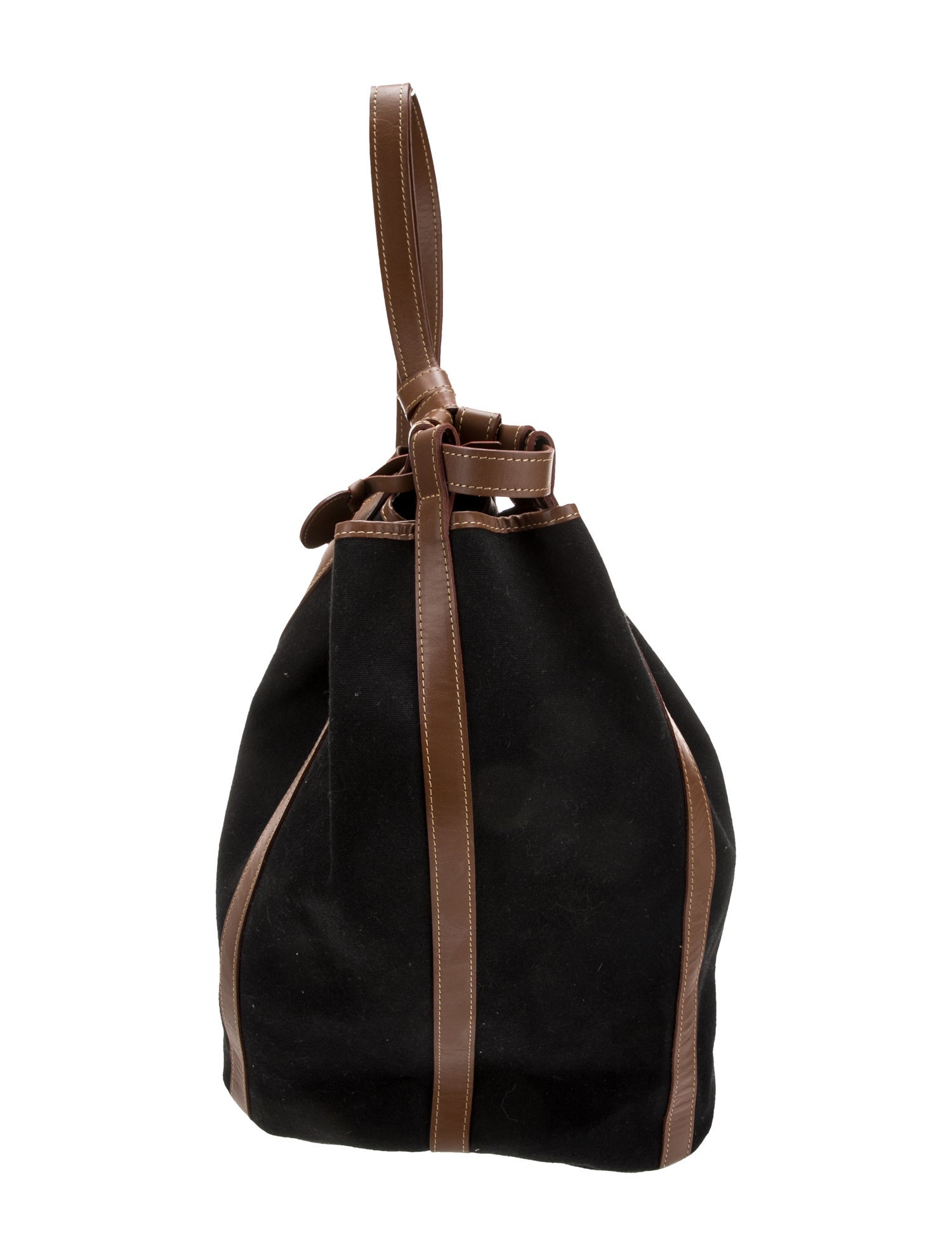 T. Anthony Canvas Bucket Bag
