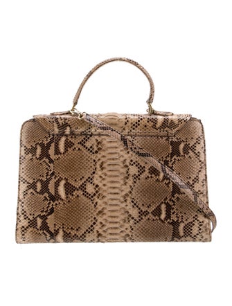 T. Anthony Python Top Handle Bag
