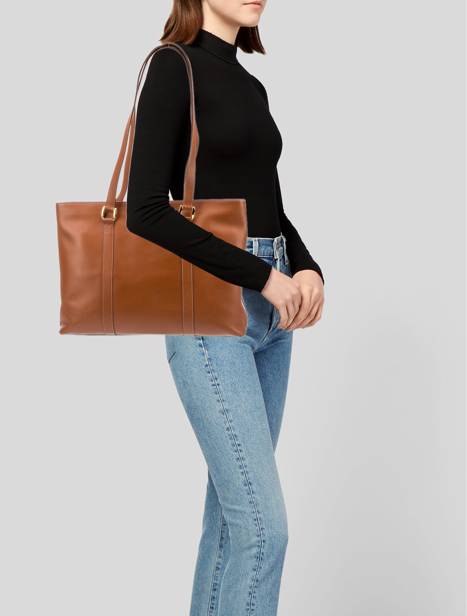 T. Anthony Leather Tote
