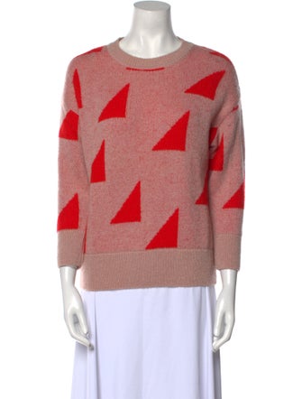 The Animals Observatory Printed Crew Neck Sweater