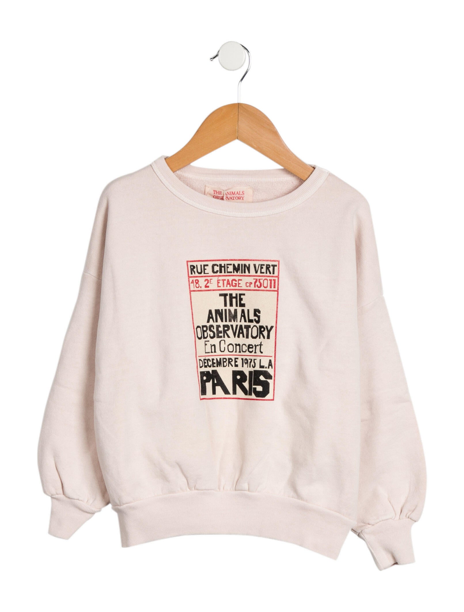 The Animals Observatory Boys Crew Neck Sweater - Neutrals Sizes 2  