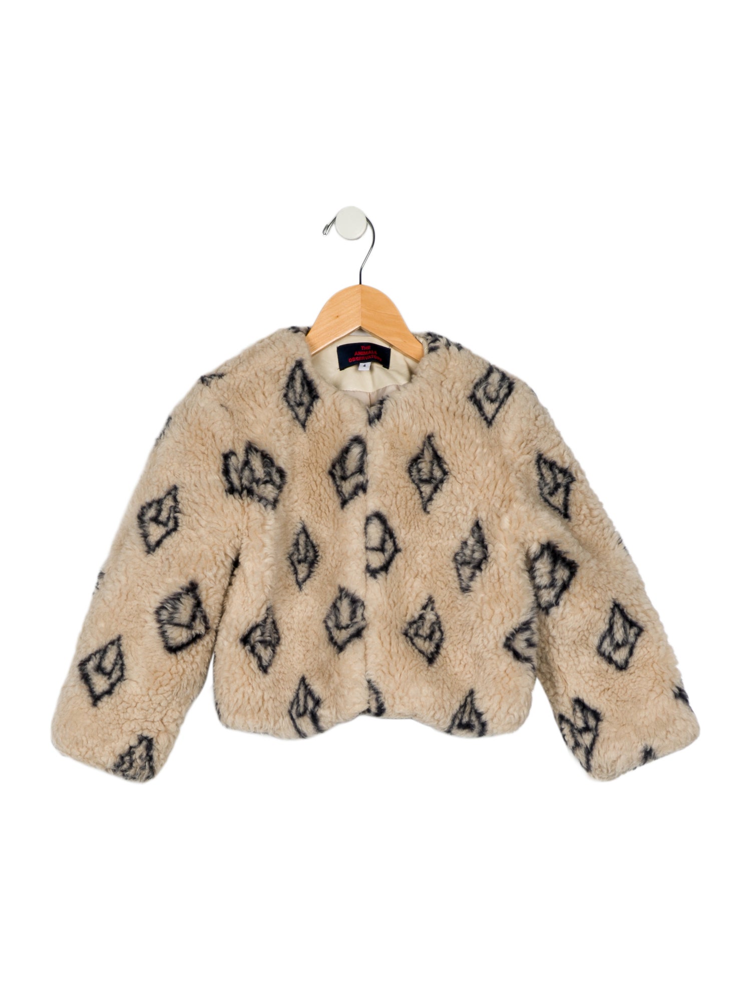 The Animals Observatory Toddler Girl's Faux Fleece Jacket