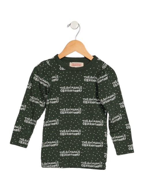 The Animals Observatory Toddler Girls' Pattern Printed Long-Sleeve Shirt