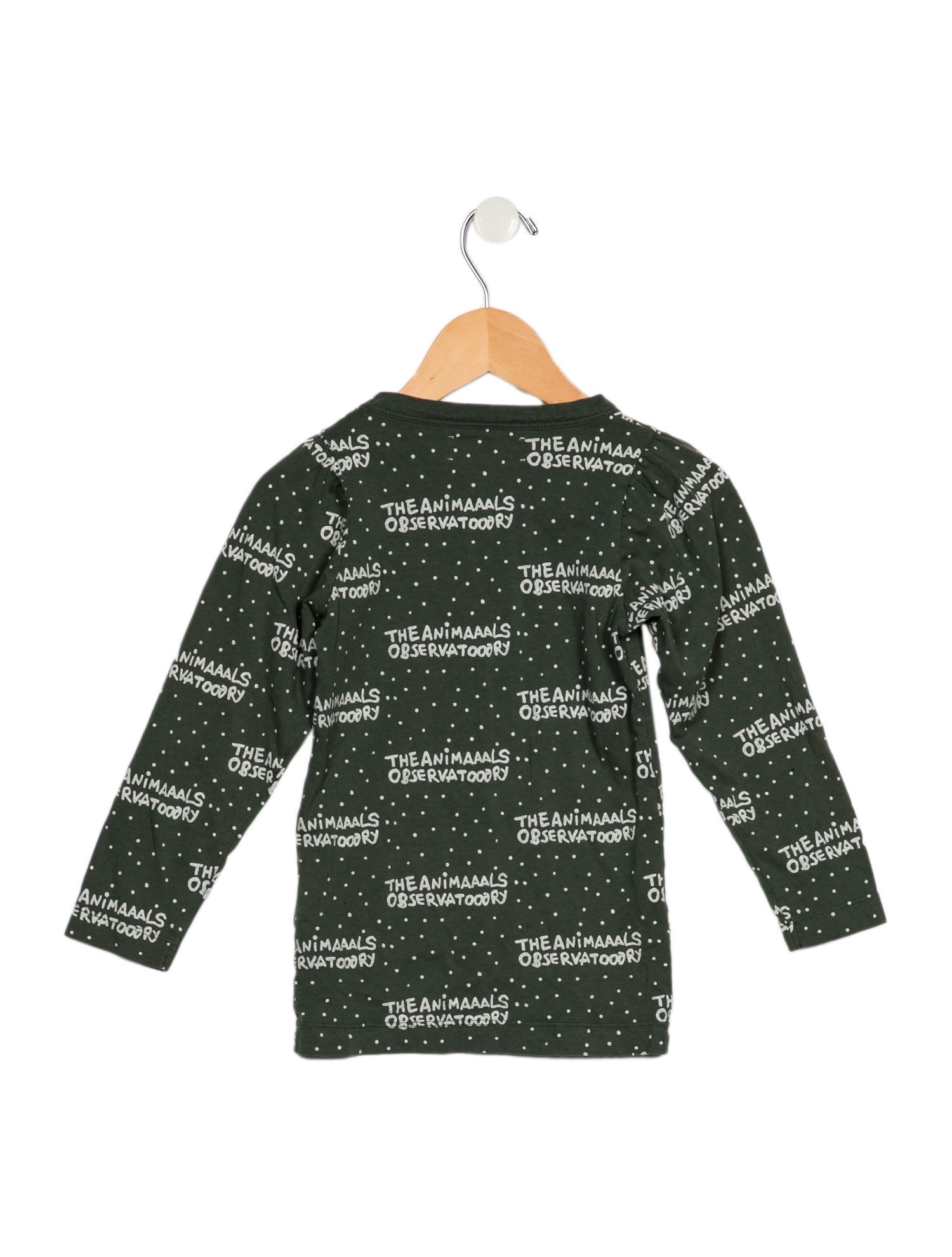 The Animals Observatory Toddler Girls' Pattern Printed Long-Sleeve Shirt