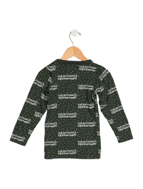 The Animals Observatory Toddler Girls' Pattern Printed Long-Sleeve Shirt