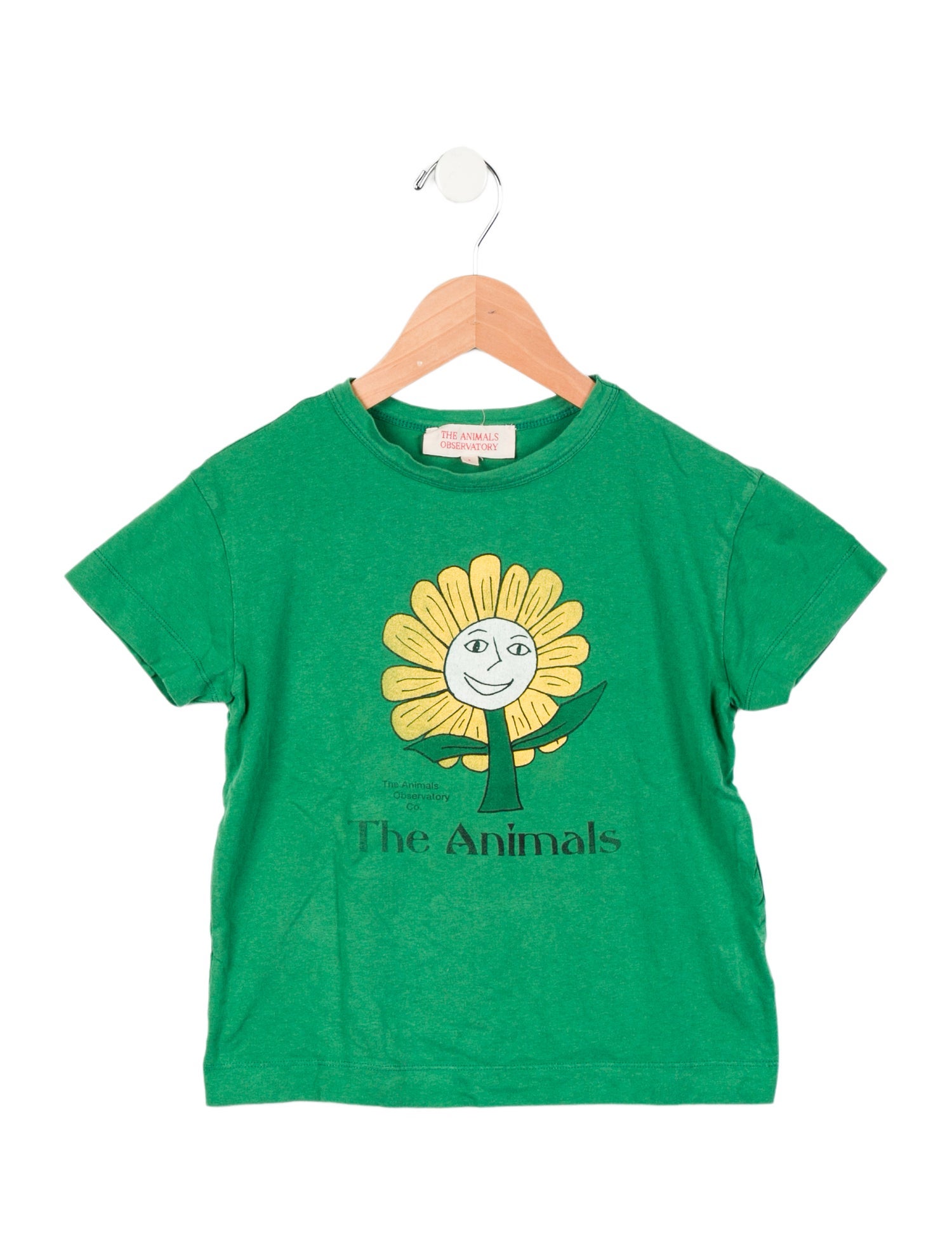The Animals Observatory Toddler Girls' Graphic Printed Short Sleeve Top