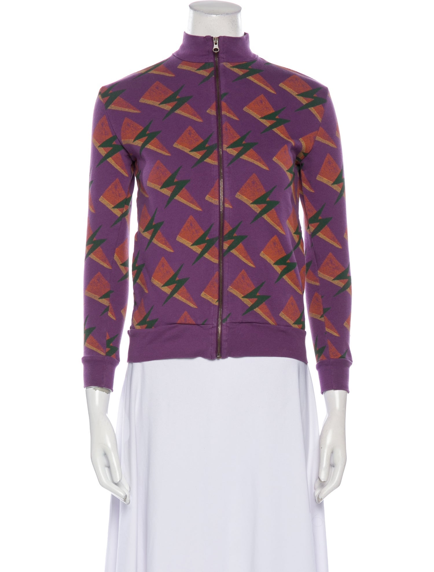 The Animals Observatory Girls' Pattern Zip-Up Jacket