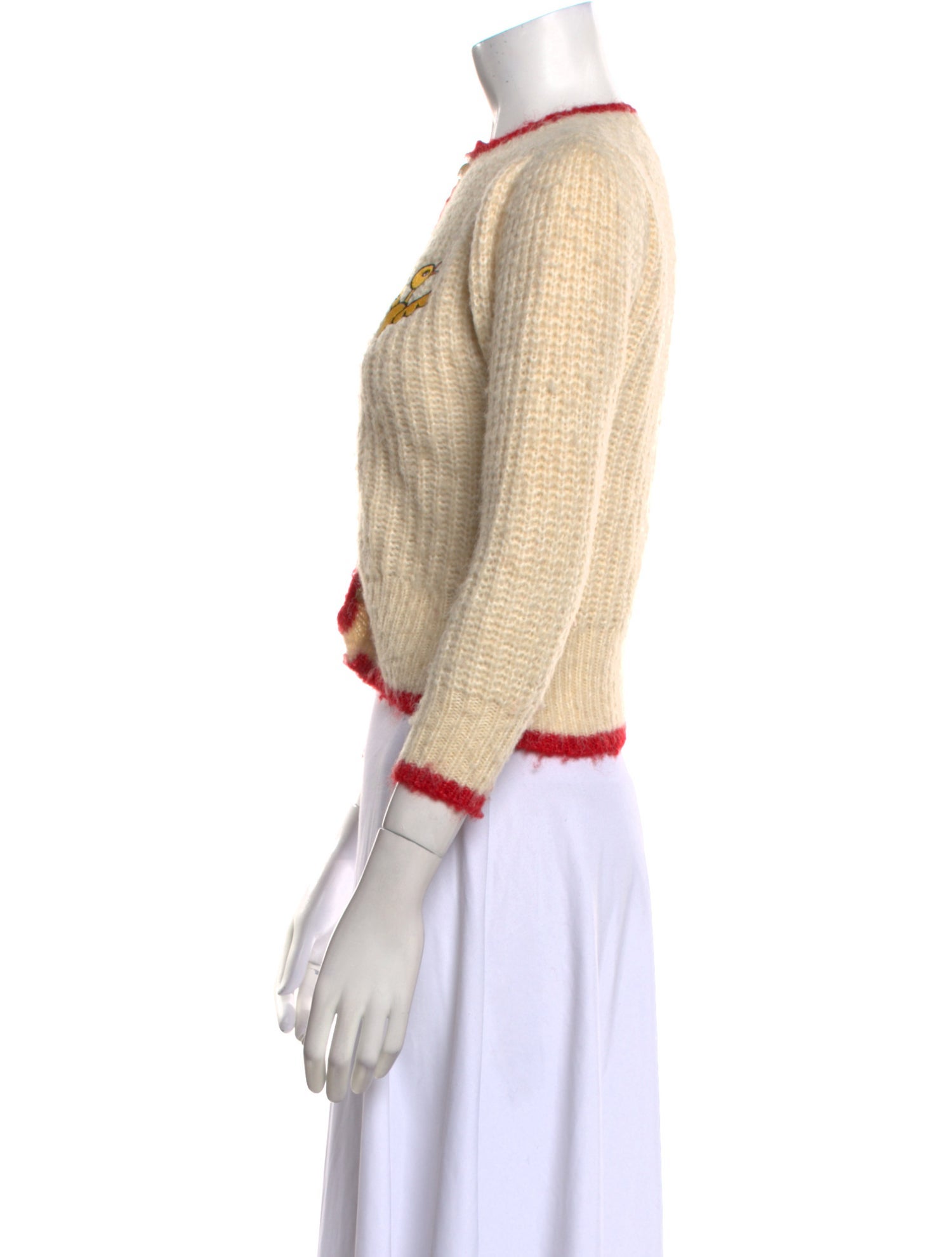 The Animals Observatory Graphic Print Crew Neck Sweater