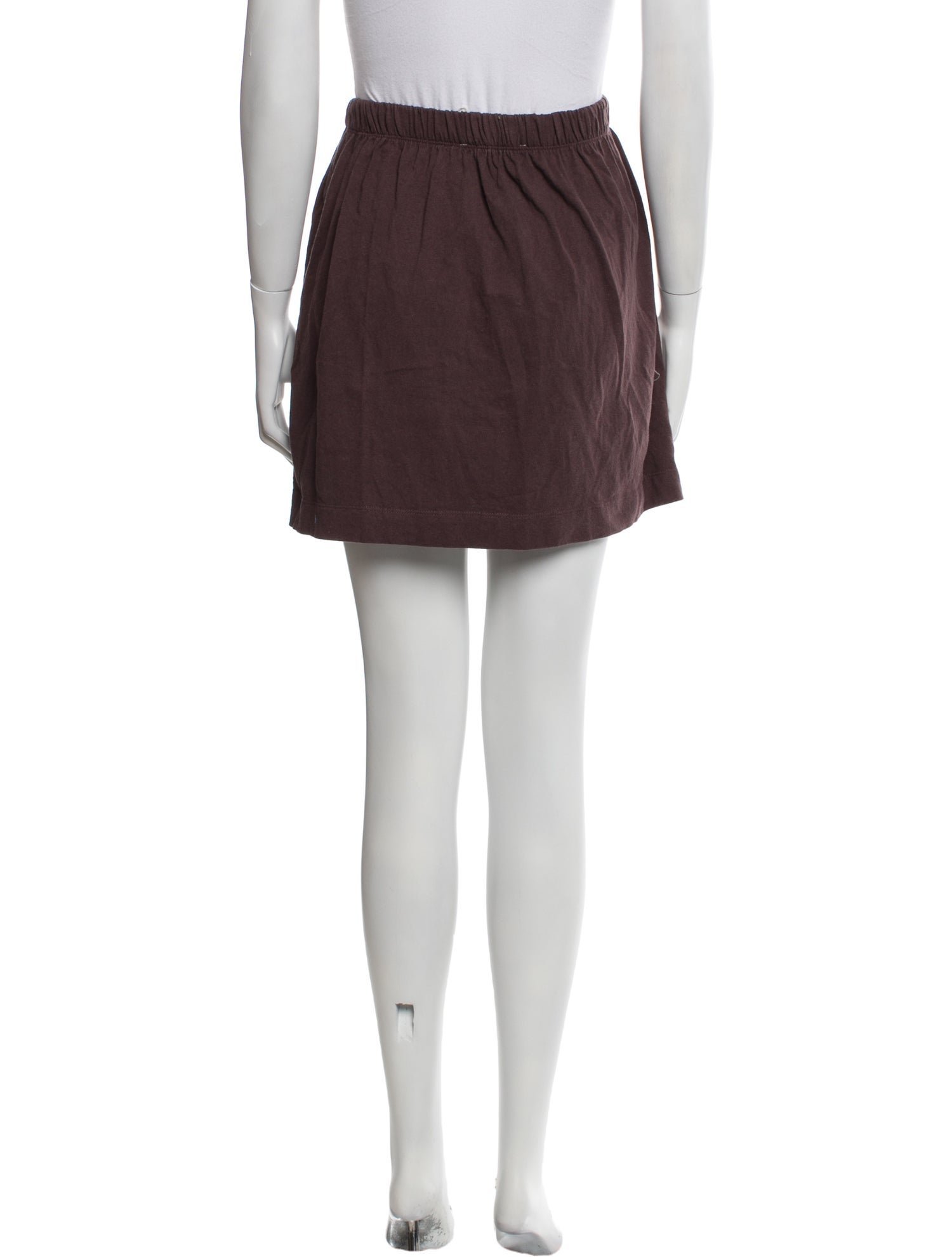 The Animals Observatory Girls' Solid Logo Mini Skirt