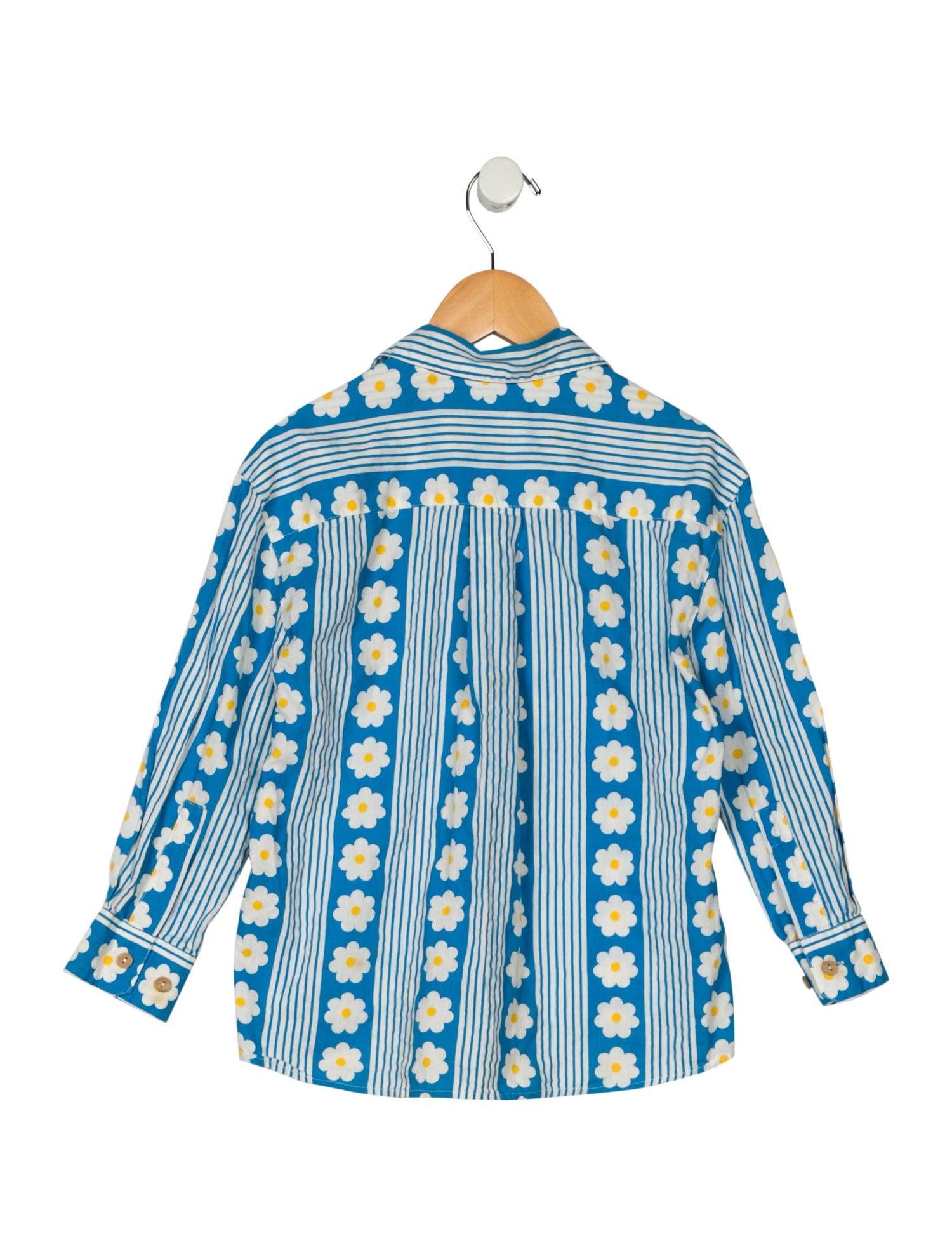 The Animals Observatory Boys' Patterned Button Up Shirt